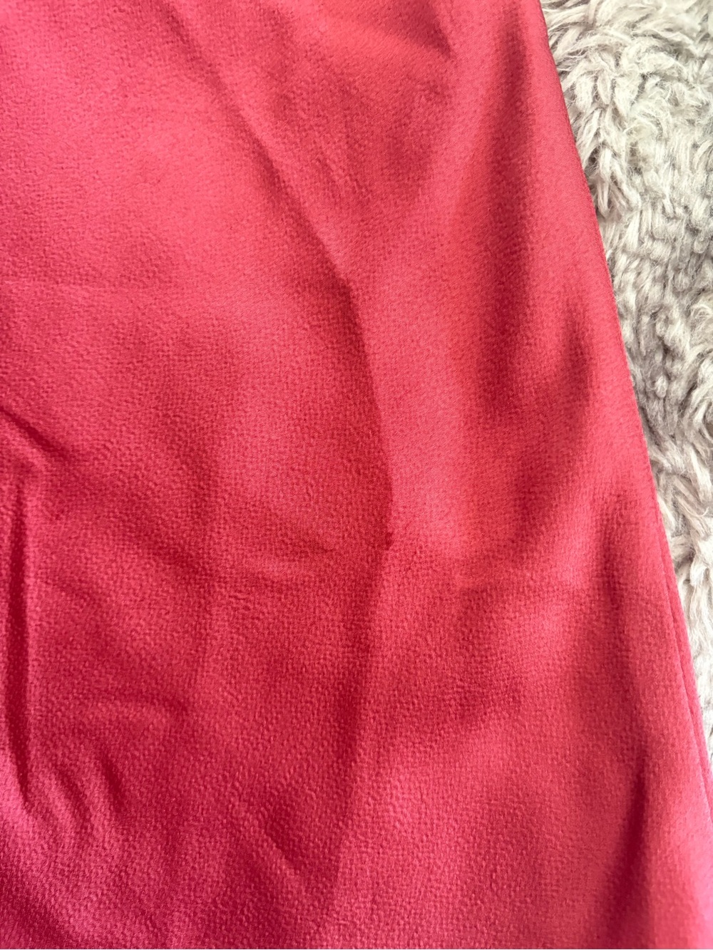 Adrianna Papell Dusty Rose Satin Midi Skirt - Picture 10 of 10